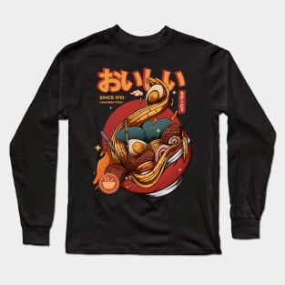 Spicy Ramen Food Long Sleeve T-Shirt